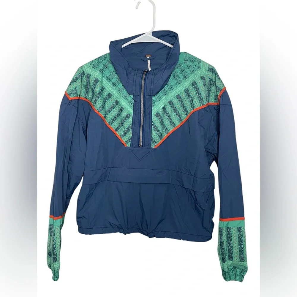 Free People Quinn Over Sized Packable Pullover Windbreaker- Women’s XS